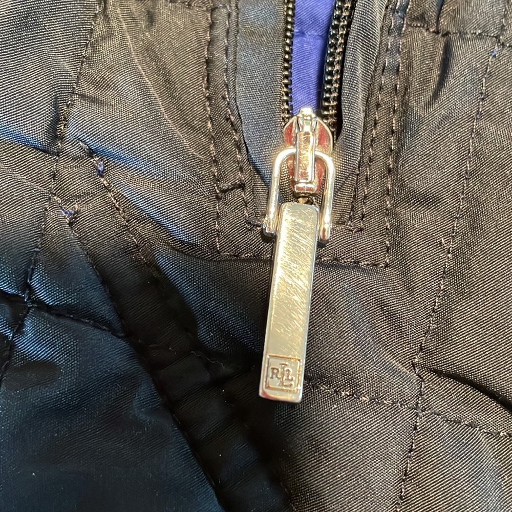 Ralph Lauren Reversible Quilted vest -Sz. L EUC - Picture 4 of 9